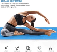 Yoga Mat for Gym Workout & Comfort Yoga Exercise, Meditation with 6mm Thickness, Anti-Slip Yoga Mat for Men & Women Fitness (Multi Color) [MADE IN INDIA] 